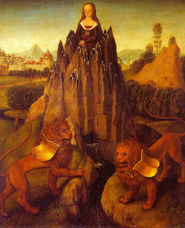 Hans Memling Allegory of Chastity Spain oil painting art